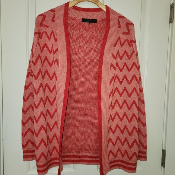 House of Harlow 1960 X Revolve Julep Cardigan Pink Red Long Cute Pretty Small - Picture 2 of 9